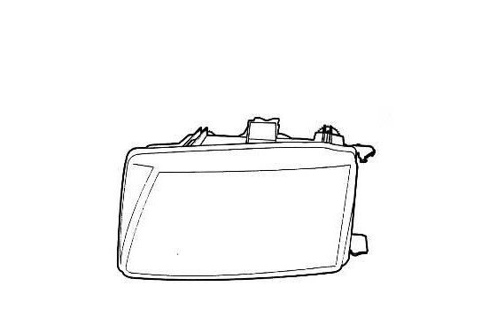 Koplamp links  vanaf 7/'96  +/-ElektrischREG. 4913961 Van Wezel, afbeelding 3