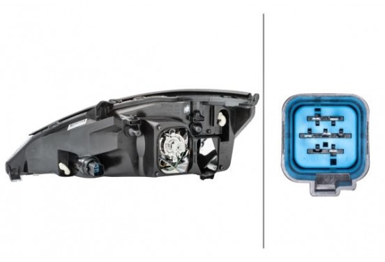 Koplamp rechts 1AE 010 199-021 Hella, afbeelding 3