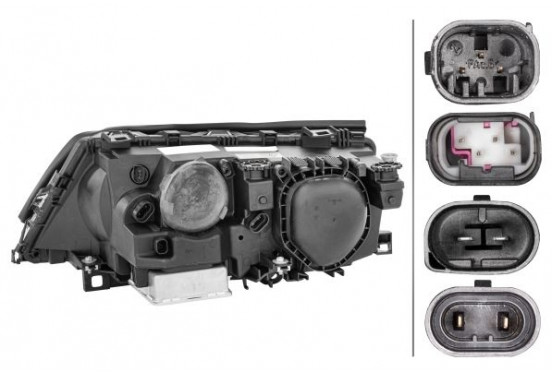 Koplamp rechts 1AL 354 684-021 Hella, afbeelding 3