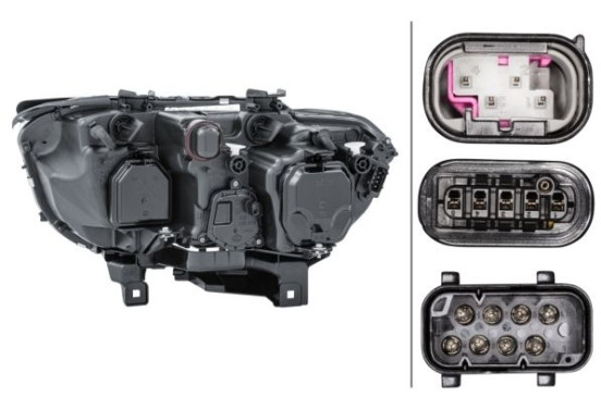 Koplamp rechts 1EL 158 076-011 Hella, afbeelding 3
