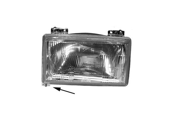 Koplamp rechts H4 1745948 Van Wezel