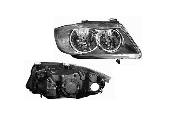 Koplamp rechts  H7+H7 Type ZKW 0657964 Van Wezel, afbeelding 2