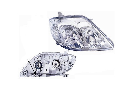 Koplamp rechts met knipperlicht  4-deurs/STATION  HB3/H7 5395964 Van Wezel, afbeelding 2