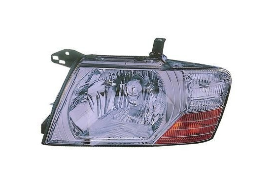 Koplamp rechts met knipperlicht  +ELEKTRISCHReg. CHROME 3244962 Van Wezel, afbeelding 2