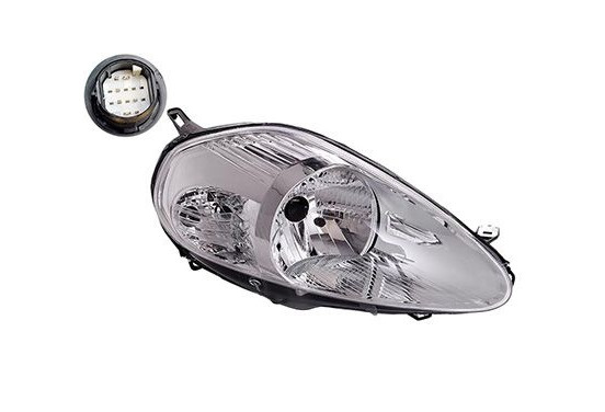 Koplamp rechts met knipperlicht  H4 +Elektrisch Motor 1624962 Van Wezel, afbeelding 2