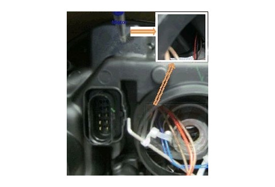 Koplamp rechts met knipperlicht  H4 inclusief stelmotor 7641962 Van Wezel, afbeelding 3