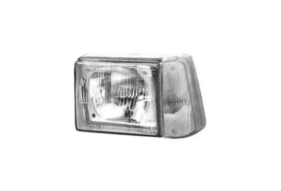 Koplamp rechts met knipperlicht  vanaf '86  ORANJE 1708942 Van Wezel, afbeelding 2