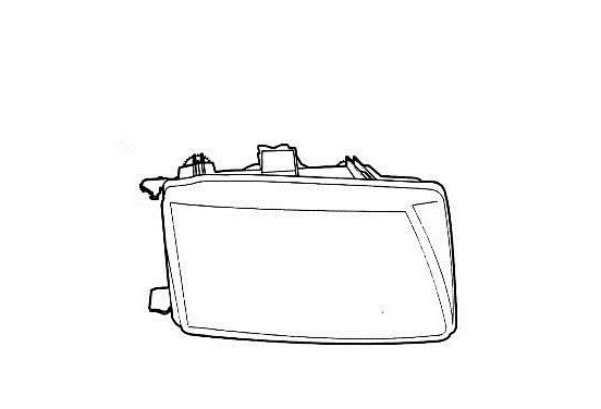 Koplamp rechts vanaf 7/'96   +/-ElektrischREG. 4913962 Van Wezel, afbeelding 2
