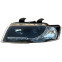 Set koplampen DRL-Look passend voor Audi A4 8E/B6 2001-2004 - Zwart, voorbeeld 2
