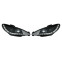 Set koplampen DRL-Look passend voor Peugeot 206 2002- incl. GTi 1999- - Zwart
