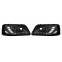 Set koplampen DRL-Look passend voor Volkswagen T5 2003-2010 - Zwart