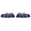 Set koplampen passend voor Audi A4 B5 1995-1998 - Zwart - incl. Knipperlichten & Angel-Eyes