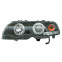Set koplampen passend voor BMW 3-Serie E46 Coupe/Cabrio 1999-2002 - Zwart - incl. Angel-Eyes, voorbeeld 2