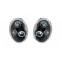 Set koplampen passend voor BMW New Mini R50-R53 2001-2006 - Zwart - incl. Angel-Eyes