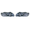 Set koplampen passend voor BMW X5 E53 2000-2004 - Zwart - incl. Angel-Eyes