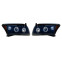 Set koplampen passend voor Dodge Caliber 2006- - Zwart - incl. Angel-Eyes