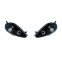 Set koplampen passend voor Fiat Grande Punto 2005-2008 - Zwart - incl. Angel-Eyes