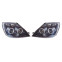 Set koplampen passend voor Ford Fiesta V 2002-2008 - Zwart - incl. Angel-Eyes