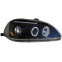 Set koplampen passend voor Honda Civic 1996-1999 - Zwart - incl. Angel-Eyes, voorbeeld 2
