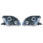 Set koplampen passend voor Honda Prelude 1997-2001 - Zwart - incl. Angel-Eyes