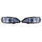 Set koplampen passend voor Opel Astra G 1998-2003 - Chroom - incl. Angel-Eyes - Type 2