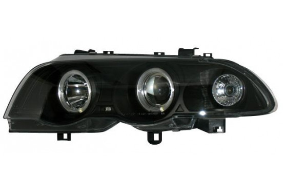 Set koplampen passend voor passend voor BMW 3-Serie E46 Sedan/Touring 1998-2001 - Zwart, afbeelding 2