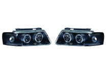 Set koplampen passend voor passend voor Volkswagen Passat 3B 1996-2000 - Zwart -