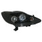 Set koplampen passend voor Peugeot 107 2005-2014 - Zwart - incl. Angel-Eyes, voorbeeld 2