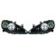 Set koplampen passend voor Peugeot 307 2001-2005 - Zwart - incl. Angel-Eyes
