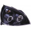 Set koplampen passend voor Renault Clio II Facelift 2001-2005 - Zwart - incl. Angel-Eyes, voorbeeld 2