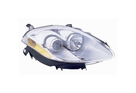 Koplamp rechts met knipperlicht  tot '10 H1+H1 inclusief stelmotor 1629962 Van Wezel