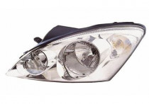 Koplamp links  met knipperlicht  H1+H7 Chrome +ElektrischReg.
