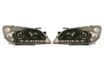 Set koplampen DRL-Look passend voor Lexus IS200/IS300 1998-2005 - Zwart