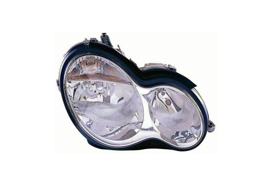 Koplamp rechts met knipperlicht  H7+H7 Helder Glas 3033966 Van Wezel