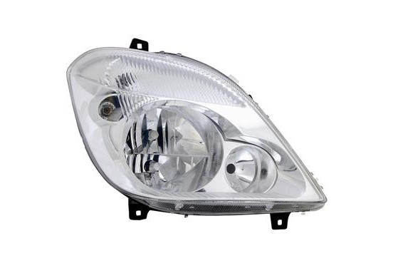 Koplamp rechts  met MISTLICHTGAT 3xH7  inclusief MOTOR 3077964 Van Wezel