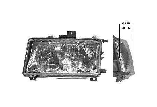 Koplamp links  tot 7/'96  -Elinks REG. Type VALEO inca -08/2000 4912941 Van Wezel