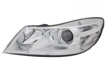 Koplamp links  met knipperlicht  H7+H1 inclusief stelmotor