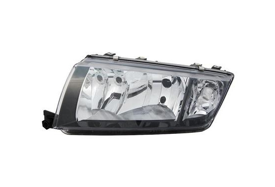 Koplamp links  met knipperlicht  H7 + H3  ZWART 7625963 Van Wezel