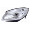 Koplamp links  met knipperlicht  H4 inclusief stelmotor 7641961 Van Wezel