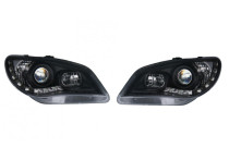 Set koplampen DRL-Look passend voor Subaru Impreza 2005-2007 - Zwart