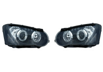 Set koplampen passend voor Subaru Impreza 2003-2005 - Zwart - incl. Angel-Eyes