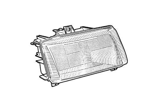 Koplamp links  tot '00 +/-ELEKTRISCHE REGELING 5826961 Van Wezel