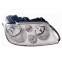 Koplamp rechts met knipperlicht  2 X H7 Chrome met motor 5856962 Van Wezel