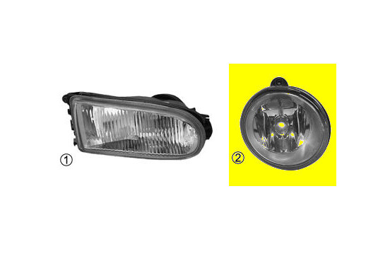 Mistlamp links  TRAFIC 4347997 Van Wezel