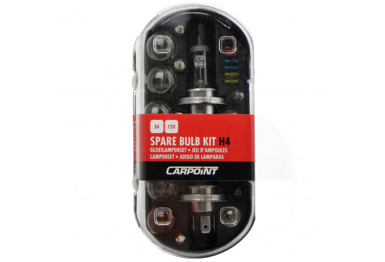 Carpoint reservelampen set H4 60/55W (30-delig), afbeelding 2