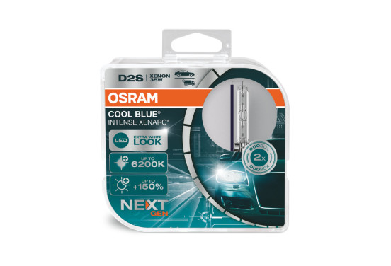 Osram Cool Blue NextGen Xenon lamp D2S (6200k) set 2 stuks