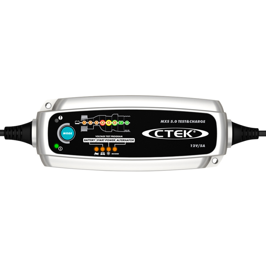 CTEK MXS 5.0 test & charge acculader 12V