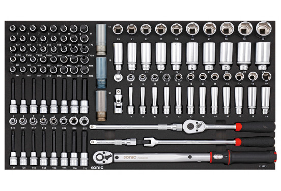 Sonic Doppenset 1/2", Jumbo 118-delig