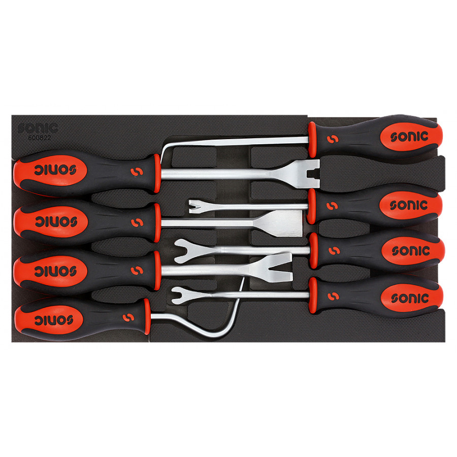 Sonic Pick-up & Schraapset 8-delig | Winparts.nl - Foam inlays