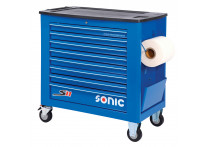 Gereedschapwagen leeg S11 8 laden blauw